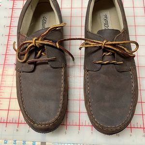 OluKai leather tie shoes